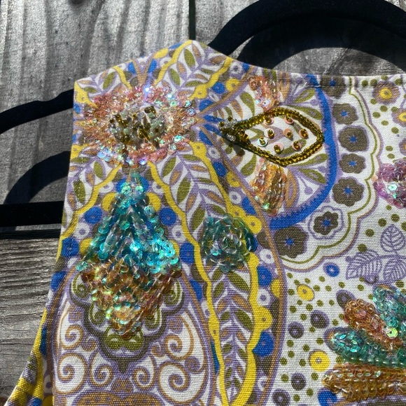 See By Chloe Purple Sleeveless Dress with Patterned Sequins - Picture 12 of 14